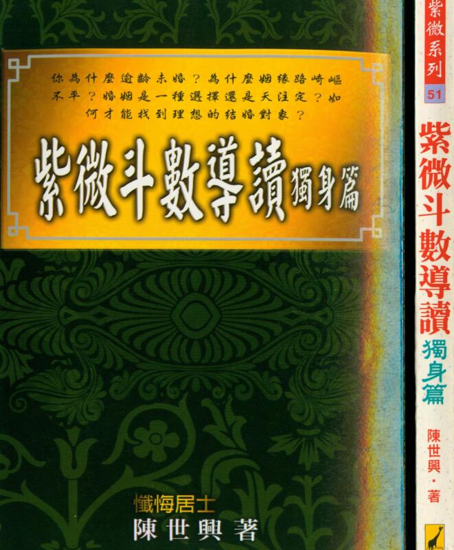 zw0016 陈世兴-紫微斗数导读-独身篇266页.pdf