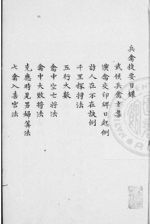 兵禽捷要