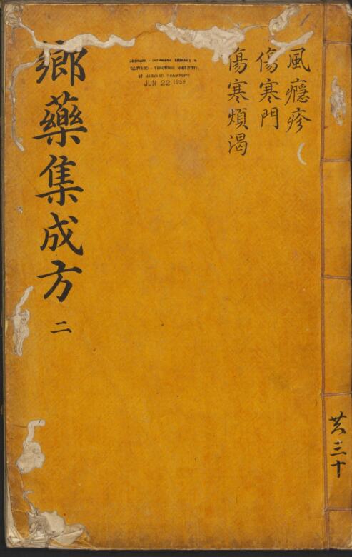 乡药集成方