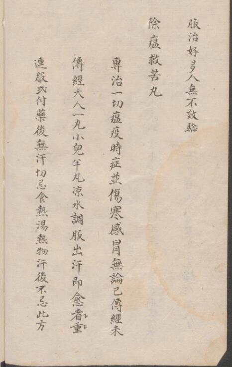 医方书