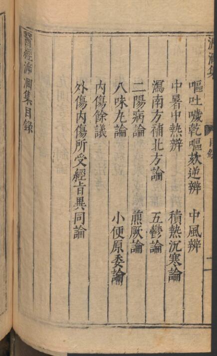 医经溯洄集