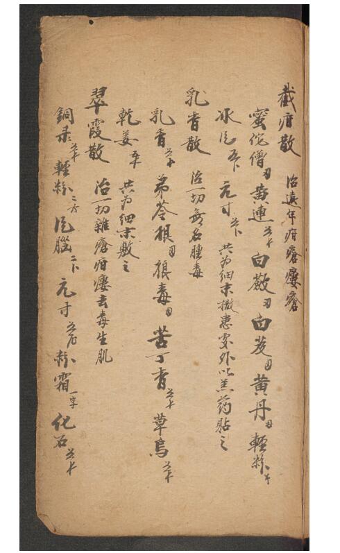 张廷弼[家抄药方] 1902