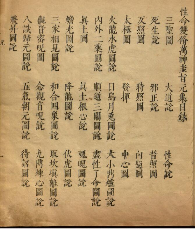 性命圭旨4卷含版画