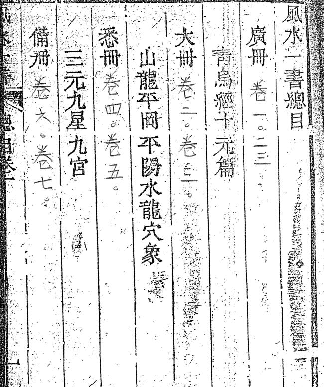 《风水一书》石印本七卷全