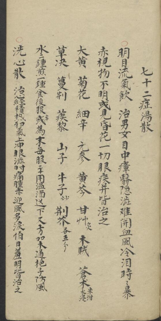 眼科方治 1800