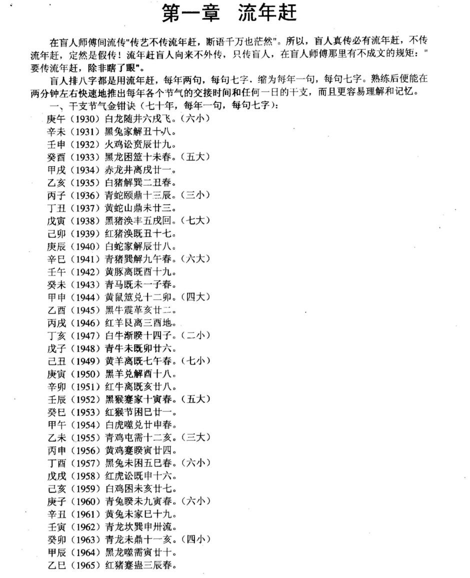韦宇居士《盲派断命秘籍》