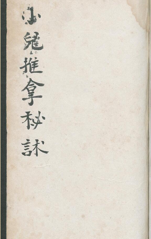 小儿推拿秘术