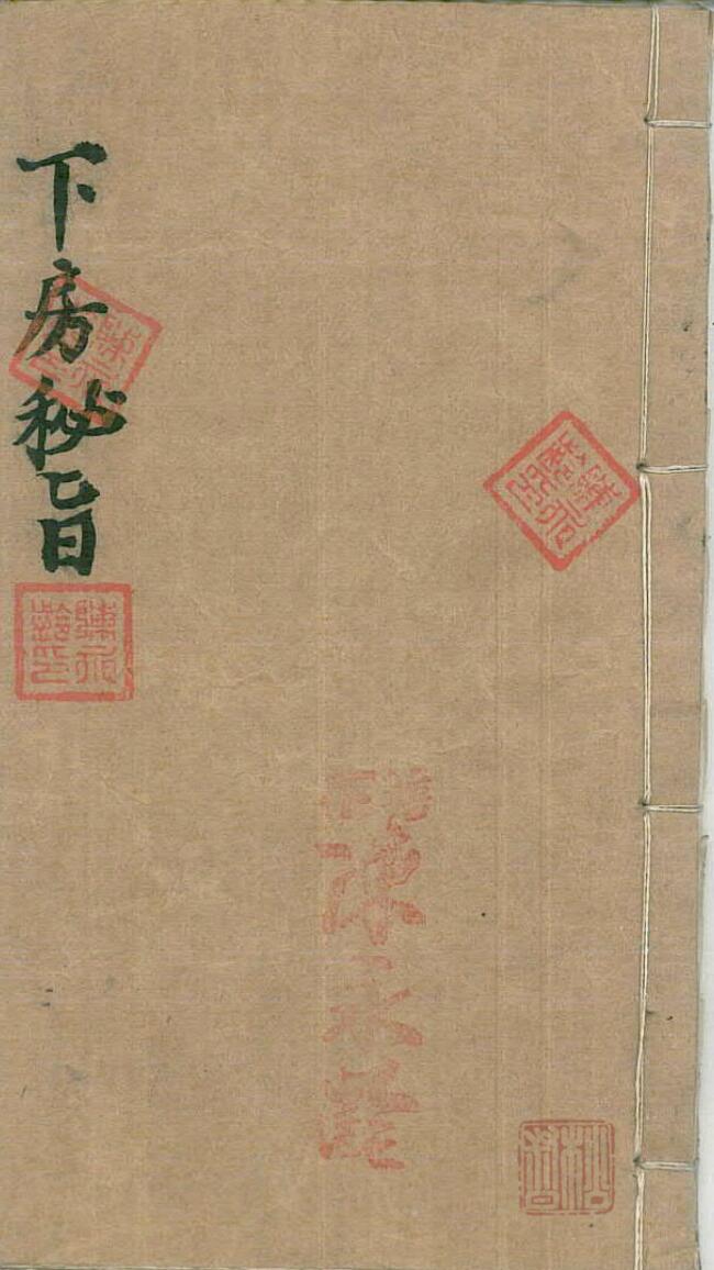 下房秘旨