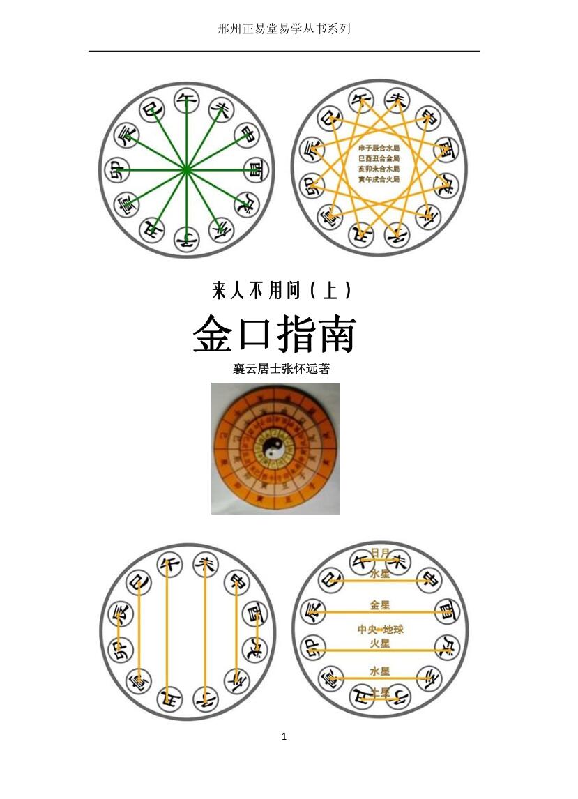 《来人不用问（上下）－－金口指南》