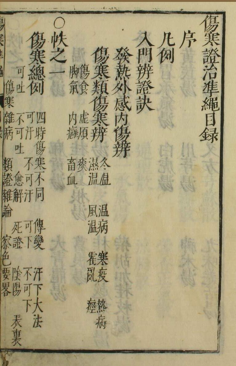 中医古籍《伤寒准绳》（一二卷）