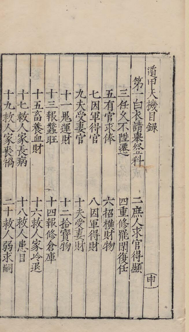 《遁甲天机》