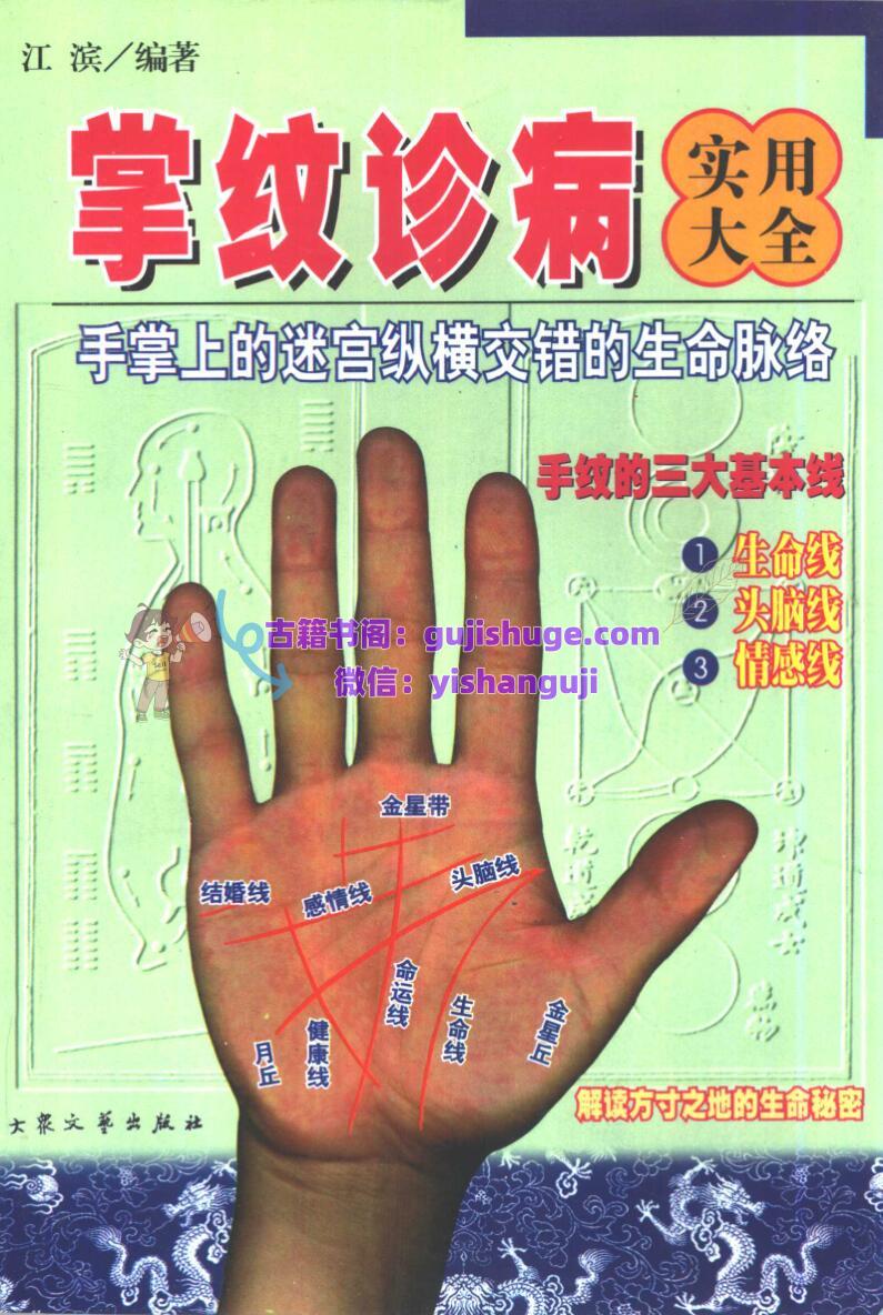 《掌纹诊病实用大全》江滨