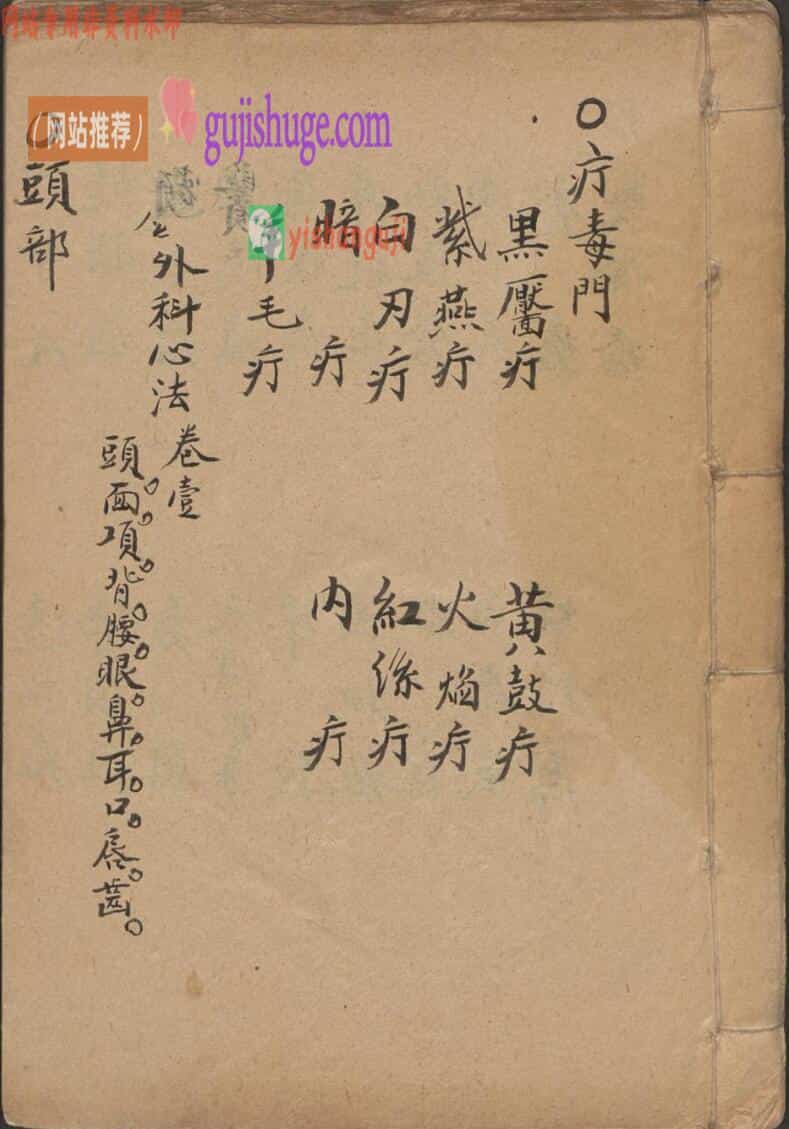 医宗金鉴.外科心法